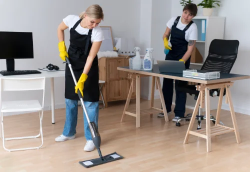 Nettoyage de bureau professionnel à Frières-Faillouël
